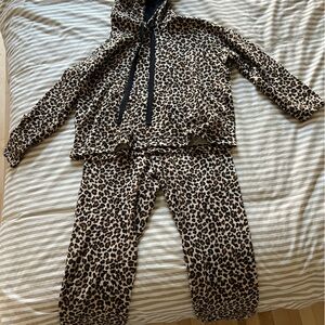 Leopard Print Sweatsuit